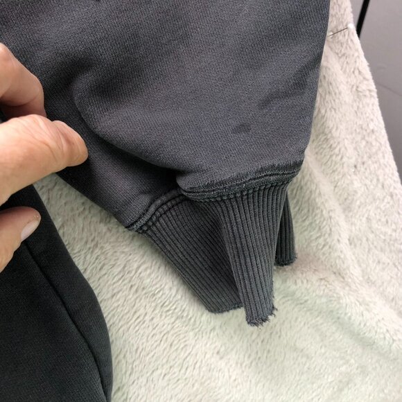 Ripped Carhartt Men's Hoodie Sweatshirt Size 2XLT Pullover Gray Original Fit Cla - Picture 13 of 16